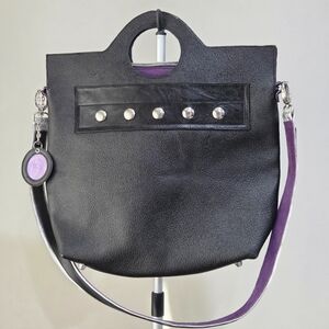 Segui ManzottiBlack and Purple Women's Laptop  Bag